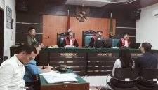 Proses persidangan PT Samera Kani Sentosa menggugat oknum Customer di Pengadilan Negeri Kisaran (Fhoto dok)