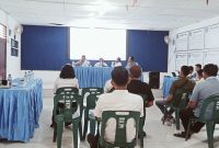 Kegiatan Penilaian/Pembobotan Bakal Calon Kepala Desa Pulau Rakyat Tua (fhoto.dok)