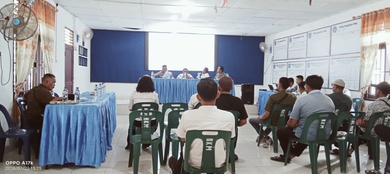 Kegiatan Penilaian/Pembobotan Bakal Calon Kepala Desa Pulau Rakyat Tua (fhoto.dok)
