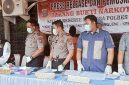 Polres Asahan Musnahkan Barang Bukti Hasil Tangkapan Hampir 5 Kg Sabu
