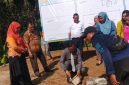 Peletakan batu pertama. Fasilitas Pendidikan berlokasi di Jalan Jendral Sudirman, Kelurahan Aek Parombunan, Kecamatan Sibolga Selatan (Dok-Poto)