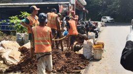 Perumda Tirta Jaya Mandiri Perkuat Layanan Air Bersih Melalui Pemasangan Jaringan Pipa Jalur Cikidang. (Dok-Foto) 