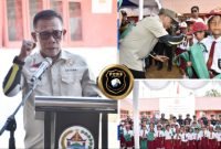 Masinton Pasaribu, S.H., M.H., dan Wakil Bupati, Mahmud Efendi bersama Deputi Bidang Geoekonomi Dewan Pertahanan Nasional (DPN), Dr. Yayat Ruyat, M.Eng (Dok-Poto)