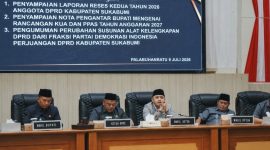 DPRD Kabupaten Sukabumi Gelar Paripurna, Bahas Pertanggungjawaban APBD 2025 dan Agenda Strategis Daerah(Dok-Foto)