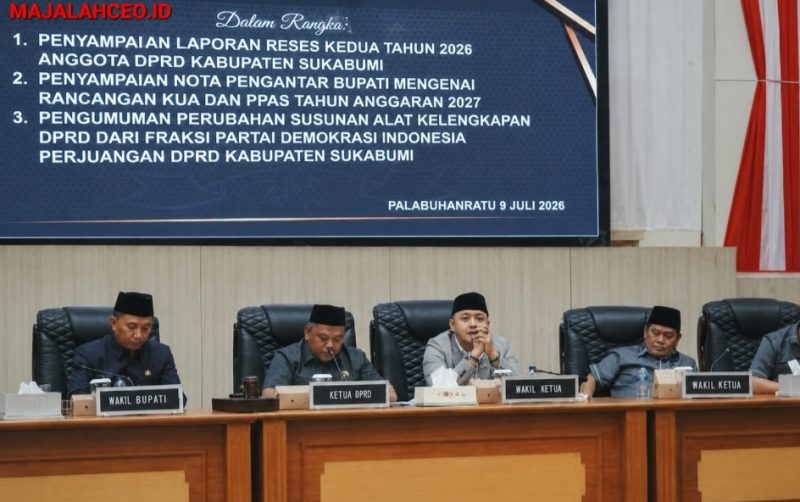 DPRD Kabupaten Sukabumi Gelar Paripurna, Bahas Pertanggungjawaban APBD 2025 dan Agenda Strategis Daerah(Dok-Foto)