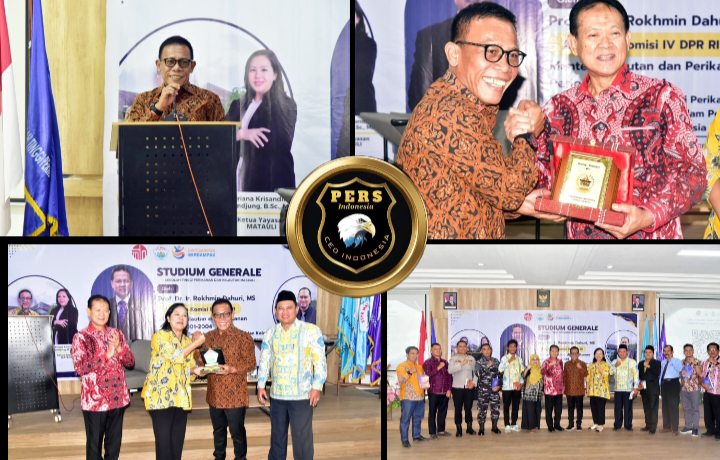 Masinton Pasaribu, SH, MH, pada hari Kamis, 9 Juli 2026 menghadiri Studium Generale (Kuliah Umum) yang digelar di Kampus Sekolah Tinggi Kelautan dan Perikanan (STPK) Matauli Pandan (Dok-Poto)