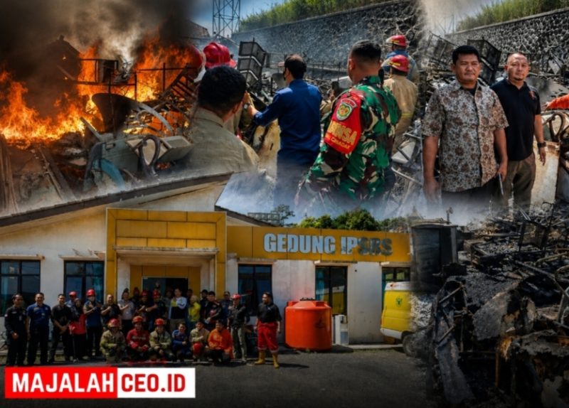 Gudang Sarana dan Prasarana RSUD Sekarwangi Terbakar, Layanan Pasien Dipastikan Tetap Berjalan Normal(Dok-Foto)