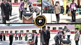 Masinton Pasaribu, SH, MH, resmi melantik dan mengambil sumpah janji penugasan terhadap 71 guru fungsional sebagai Kepala Sekolah di lingkungan Dinas Pendidikan Kabupaten Tapanuli Tengah (Dok-Poto)