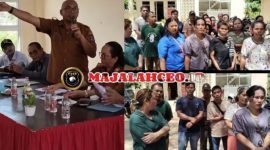 Peliputan seorang wartawan mengaku diminta meninggalkan Aula Kantor Camat Sibolga Utara saat meliput pertemuan antara warga dan pemerintah terkait penyaluran bantuan pascabencana (Dok-Poto)