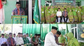 Masinton Pasaribu, SH., MH., didampingi Wakil Bupati, Mahmud Efendi, secara resmi membuka Konferensi Cabang (Konfercab) XVIII Muslimat Nahdlatul Ulama Kabupaten Tapanuli Tengah (Dok-Poto)