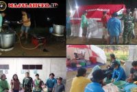 Dinas Sosial Tapteng, Mariati Simanullang, SE, MM, Dinas Sosial langsung membuka posko dapur umum pada Sabtu 18 Juli 2026 di Aula Gereja HKBP Sipange (Dok-Poto)