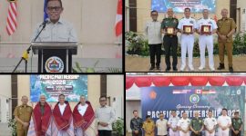 Upacara Pembukaan Latihan Bersama Pacific Partnership 2026 yang digelar di Lapangan Sepak Bola Pandan (Dok-Poto)