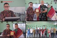 Masinton Pasaribu, S.H., M.H., menyampaikan apresiasi dan penghargaan setinggi-tingginya kepada Letkol Inf. Bayu Hanuranto Wicaksono atas dedikasi dan pengabdiannya selama memimpin Kodim 0211/Tapanuli Tengah (Dok-Poto)
