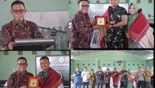 Masinton Pasaribu, S.H., M.H., menyampaikan apresiasi dan penghargaan setinggi-tingginya kepada Letkol Inf. Bayu Hanuranto Wicaksono atas dedikasi dan pengabdiannya selama memimpin Kodim 0211/Tapanuli Tengah (Dok-Poto)