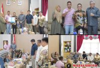Lahan hibah tersebut diserahkan langsung oleh pemberi hibah, Saddam Husein (Dok-Poto)