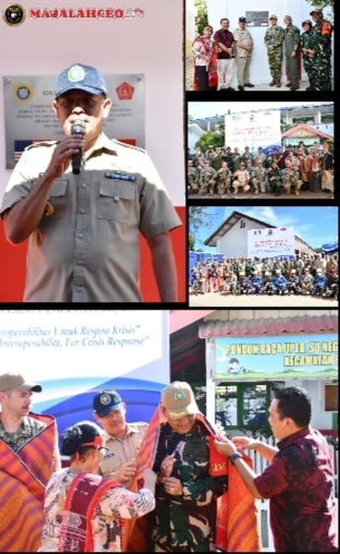 Mahmud Efendi bersama Wakil Kepala Pusat Kesehatan TNI (Wakapuskes TNI) Laksamana Pertama TNI Dr. dr. R.M. Tjahja Nurrobi, M.Kes., serta Komandan Misi Pacific Partnership 2026 (Dok-Poto)