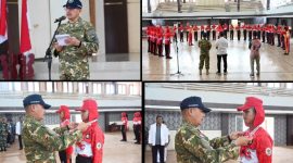 Dalam rangka menanamkan jiwa patriotisme, membentuk karakter disiplin, serta menumbuhkan kepemimpinan generasi muda (Dok-Poto)