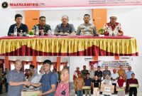 Penyerahan bantuan ini dilangsungkan di Aula Dinas Kesehatan Kabupaten Tapanuli Tengah pada Jumat 31 Juli 2026 (Dok-Poto)