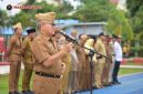 Apel gabungan ini turut dihadiri oleh para Asisten di lingkungan Sekretariat Daerah Kabupaten Tapteng (Dok-Poto)