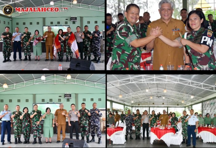 Sekda juga menyampaikan selamat datang kepada Dandempom 1/2 Sibolga yang baru, Letkol CPM (K) Isle K. Rama Banjarnahor, S.H., M.I.P. (Dok-Poto)