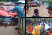 Dua hari diguyur hujan, Kecamatan Tukka dan Badiri dilaporkan kembali diterjang banjir susulan (Dok-Poto)