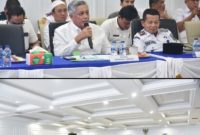 Rapat Koordinasi (Rakor) bersama Anggota Komisi V DPR RI, H. Muhammad Lokot Nasution, ST, di Aula Nusantara I Kantor Wali Kota Sibolga (Dok-Poto)