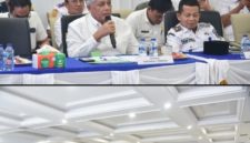 Rapat Koordinasi (Rakor) bersama Anggota Komisi V DPR RI, H. Muhammad Lokot Nasution, ST, di Aula Nusantara I Kantor Wali Kota Sibolga (Dok-Poto)
