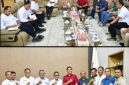 Masinton Pasaribu, SH., MH., pada Rabu, 5 Agustus 2026, menerima kunjungan silaturahmi sekaligus audiensi dari Manager PLN UP3 Sibolga, Bachtiar, beserta rombongan di Ruang Kerja Bupati Tapanuli Tengah (Dok-Poto)