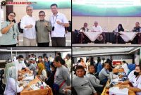 Masinton Pasaribu, SH., MH., bersama Anggota Komisi IX DPR RI, Dr. Sihar P. Sitorus, BSBS., M.B.A., menghadiri kegiatan Sosialisasi Budaya Mutu dan Keselamatan Pasien di Fasilitas Pelayanan Kesehatan (Dok-Poto)