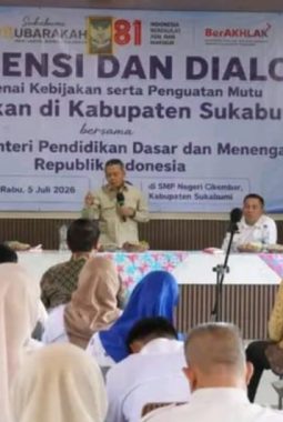 WABUP SUKABUMI BERSAMA WAMENDIKDASMEN RI PERKUAT SINERGI PENINGKATAN MUTU PENDIDIKAN