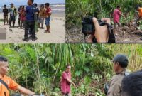 Warga desa lumut maju, kecamatan lumut, dan sekitarnya digegerkan dengan penemuan mayat seorang pria yang telah meninggal dunia tergeletak di atas pasir muara (Dok-Poto)