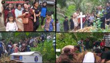 Suasana duka menyelimuti , Desa Muara Sibuntuon, Kecamatan Sibabangun, Kabupaten Tapanuli Tengah, Selasa sore 11 Agustus 2026 (Dok-Poto)