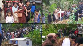 Suasana duka menyelimuti , Desa Muara Sibuntuon, Kecamatan Sibabangun, Kabupaten Tapanuli Tengah, Selasa sore 11 Agustus 2026 (Dok-Poto)
