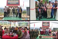 Presiden Republik Indonesia, Prabowo Subianto, meresmikan secara virtual 3.395 jembatan yang dibangun oleh TNI-Polri serta 2.500 titik air bersih yang dibangun oleh TNI AD (Dok-Poto)