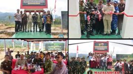 Presiden Republik Indonesia, Prabowo Subianto, meresmikan secara virtual 3.395 jembatan yang dibangun oleh TNI-Polri serta 2.500 titik air bersih yang dibangun oleh TNI AD (Dok-Poto)