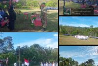Plt Camat Lumut Pimpin Upacara Pengibaran Bendera di Lapangan Bola Lumut (Dok-Poto)