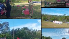 Plt Camat Lumut Pimpin Upacara Pengibaran Bendera di Lapangan Bola Lumut (Dok-Poto)
