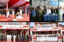 Upacara Penurunan Bendera Merah Putih dalam rangka memperingati Hari Ulang Tahun (HUT) ke-81 Republik Indonesia Tahun 2026 tingkat Kabupaten Tapanuli Tengah sukses digelar di Lapangan GOR Pandan (Dok-Poto)