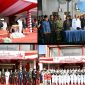 Upacara Penurunan Bendera Merah Putih dalam rangka memperingati Hari Ulang Tahun (HUT) ke-81 Republik Indonesia Tahun 2026 tingkat Kabupaten Tapanuli Tengah sukses digelar di Lapangan GOR Pandan (Dok-Poto)