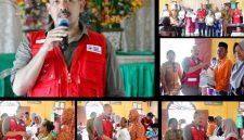 PMI Jakarta Utara menyalurkan bantuan paket sembako kepada masyarakat terdampak bencana di Kelurahan Bonalumban, Kecamatan Tukka (Dok-Poto)