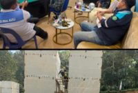 Bernardo Sondang Lumban Gaol, ST, M.Si menggelar diskusi strategis bersama perwakilan Agrinas dan PT Nindya Karya terkait percepatan perbaikan jaringan pipa distribusi air bersih di Kota Pandan (Dok-Poto)