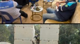 Bernardo Sondang Lumban Gaol, ST, M.Si menggelar diskusi strategis bersama perwakilan Agrinas dan PT Nindya Karya terkait percepatan perbaikan jaringan pipa distribusi air bersih di Kota Pandan (Dok-Poto)
