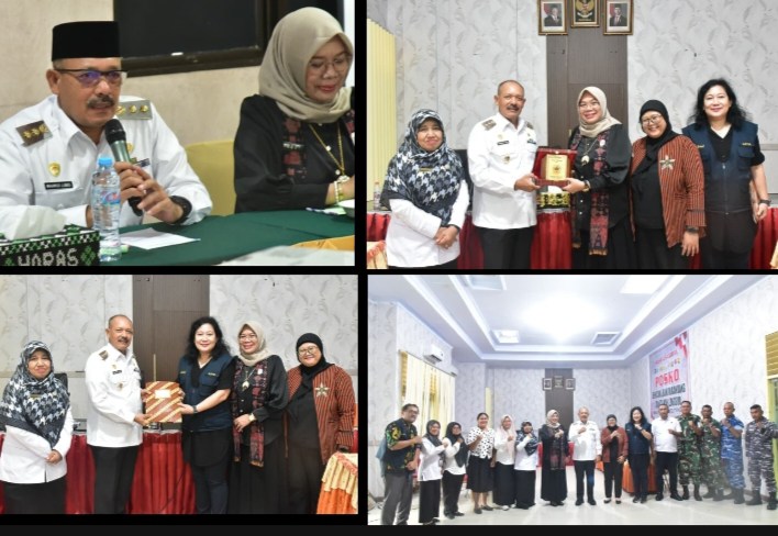 Mahmud Efendi secara resmi membuka kegiatan Pelatihan Penyegaran Pencegahan dan Penanganan Kekerasan Berbasis Gender dalam Situasi Bencana pada Rabu, 19 Agustus 2025 di Pia Hotel Pandan (Dok-Poto)
