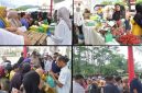 Sejumlah bahan pangan utama yang dijajakan meliputi beras, minyak goreng, telur, gula, serta bawang merah (Dok-Poto)