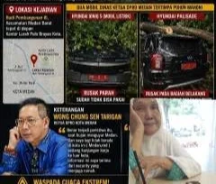 Ibu Miskin Di Petisah Tengah Tak Dapat Bantuan Lansia, Sementara Ketua DPRD Medan Penumpukan Fasilitas, Dua Mobil Dinas Ketimpa Pohon (Dok-Foto)