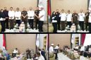 Bupati Tapanuli Tengah, Masinton Pasaribu, S.H., M.H., didampingi Wakil Bupati Tapanuli Tengah Mahmud Efendi menerima kunjungan kerja Kepala Kejaksaan Negeri (Kajari) Sibolga, Agita Tri Moertjahjanto, S.H., M.H., di ruang kerja Bupati (Dok-Poto)