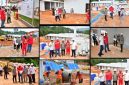 Masinton Pasaribu, S.H., M.H., meninjau langsung pembangunan kawasan Rumah Hunian Sementara (Huntara) di Kelurahan Bonalumban, Kecamatan Tukka (Dok-Poto)