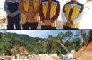 Proyek pembangunan pengendali banjir di Kelurahan Hutanabolon, Kecamatan Tukka, Kabupaten Tapteng yang pengerjaannya terus dikebut (Dok-Poto)