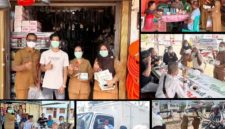 Dinas Kesehatan Kabupaten Tapanuli Tengah menginstruksikan seluruh jajaran Pusat Kesehatan Masyarakat (Puskesmas) se-Kabupaten Tapanuli Tengah untuk bergerak cepat membagikan masker gratis kepada masyarakat (Dok-Poto)