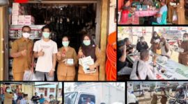 Dinas Kesehatan Kabupaten Tapanuli Tengah menginstruksikan seluruh jajaran Pusat Kesehatan Masyarakat (Puskesmas) se-Kabupaten Tapanuli Tengah untuk bergerak cepat membagikan masker gratis kepada masyarakat (Dok-Poto)